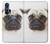 S1852 Pug Dog Hülle Schutzhülle Taschen für Motorola Edge+