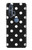 S2299 Black Polka Dots Hülle Schutzhülle Taschen für Motorola Edge+