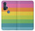 S2363 Rainbow Pattern Hülle Schutzhülle Taschen für Motorola Edge+