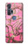 S2449 Pink Blossoming Almond Tree Van Gogh Hülle Schutzhülle Taschen für Motorola Edge+