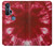 S2480 Tie Dye Red Hülle Schutzhülle Taschen für Motorola Edge+