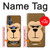 S2721 Cute Grumpy Monkey Cartoon Hülle Schutzhülle Taschen für Motorola Edge+