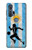 S2977 Argentina Football Soccer Hülle Schutzhülle Taschen für Motorola Edge+