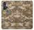 S3294 Army Desert Tan Coyote Camo Camouflage Hülle Schutzhülle Taschen für Motorola Edge+