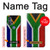 S3464 South Africa Flag Hülle Schutzhülle Taschen für Motorola Edge+