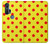 S3526 Red Spot Polka Dot Hülle Schutzhülle Taschen für Motorola Edge+
