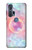 S3709 Pink Galaxy Hülle Schutzhülle Taschen für Motorola Edge+