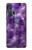 S3713 Purple Quartz Amethyst Graphic Printed Hülle Schutzhülle Taschen für Motorola Edge+