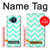 S1723 Mint Chevron Zigzag Hülle Schutzhülle Taschen für Nokia 8.3 5G