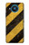 S2231 Yellow and Black Line Hazard Striped Hülle Schutzhülle Taschen für Nokia 8.3 5G