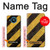 S2231 Yellow and Black Line Hazard Striped Hülle Schutzhülle Taschen für Nokia 8.3 5G