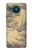 S2680 Japan Art Obi With Stylized Waves Hülle Schutzhülle Taschen für Nokia 8.3 5G