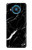 S2895 Black Marble Graphic Printed Hülle Schutzhülle Taschen für Nokia 8.3 5G