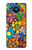 S3281 Colorful Hippie Flowers Pattern Hülle Schutzhülle Taschen für Nokia 8.3 5G