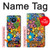 S3281 Colorful Hippie Flowers Pattern Hülle Schutzhülle Taschen für Nokia 8.3 5G