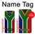 S3464 South Africa Flag Hülle Schutzhülle Taschen für Nokia 8.3 5G