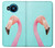 S3708 Pink Flamingo Hülle Schutzhülle Taschen für Nokia 8.3 5G