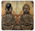 S0344 Buddha Rock Carving Hülle Schutzhülle Taschen für Nokia 5.3