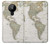 S0604 World Map Hülle Schutzhülle Taschen für Nokia 5.3