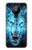 S0752 Blue Fire Grim Wolf Hülle Schutzhülle Taschen für Nokia 5.3