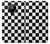 S1611 Black and White Check Chess Board Hülle Schutzhülle Taschen für Nokia 5.3