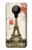 S2108 Eiffel Tower Paris Postcard Hülle Schutzhülle Taschen für Nokia 5.3