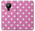 S2358 Pink Polka Dots Hülle Schutzhülle Taschen für Nokia 5.3