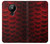 S2879 Red Arowana Fish Scale Hülle Schutzhülle Taschen für Nokia 5.3