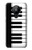 S3078 Black and White Piano Keyboard Hülle Schutzhülle Taschen für Nokia 5.3