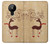 S3081 Wooden Raindeer Graphic Printed Hülle Schutzhülle Taschen für Nokia 5.3