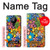 S3281 Colorful Hippie Flowers Pattern Hülle Schutzhülle Taschen für Nokia 5.3