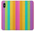 S3678 Colorful Rainbow Vertical Hülle Schutzhülle Taschen für iPhone X, iPhone XS