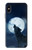 S3693 Grim White Wolf Full Moon Hülle Schutzhülle Taschen für iPhone X, iPhone XS