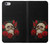 S3753 Dark Gothic Goth Skull Roses Hülle Schutzhülle Taschen für iPhone 6 6S