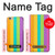 S3678 Colorful Rainbow Vertical Hülle Schutzhülle Taschen für iPhone 6 Plus, iPhone 6s Plus
