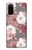 S3716 Rose Floral Pattern Hülle Schutzhülle Taschen für Samsung Galaxy S20