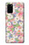 S3688 Floral Flower Art Pattern Hülle Schutzhülle Taschen für Samsung Galaxy S20 Plus, Galaxy S20+