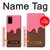 S3754 Strawberry Ice Cream Cone Hülle Schutzhülle Taschen für Samsung Galaxy S20 Plus, Galaxy S20+