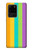 S3678 Colorful Rainbow Vertical Hülle Schutzhülle Taschen für Samsung Galaxy S20 Ultra