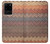 S3752 Zigzag Fabric Pattern Graphic Printed Hülle Schutzhülle Taschen für Samsung Galaxy S20 Ultra
