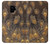 S3691 Gold Peacock Feather Hülle Schutzhülle Taschen für Samsung Galaxy S9