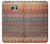 S3752 Zigzag Fabric Pattern Graphic Printed Hülle Schutzhülle Taschen für Samsung Galaxy S6