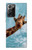 S3680 Cute Smile Giraffe Hülle Schutzhülle Taschen für Samsung Galaxy Note 20 Ultra, Ultra 5G