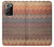 S3752 Zigzag Fabric Pattern Graphic Printed Hülle Schutzhülle Taschen für Samsung Galaxy Note 20 Ultra, Ultra 5G