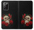 S3753 Dark Gothic Goth Skull Roses Hülle Schutzhülle Taschen für Samsung Galaxy Note 20 Ultra, Ultra 5G