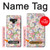 S3688 Floral Flower Art Pattern Hülle Schutzhülle Taschen für Note 9 Samsung Galaxy Note9