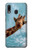 S3680 Cute Smile Giraffe Hülle Schutzhülle Taschen für Samsung Galaxy A20, Galaxy A30