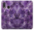 S3713 Purple Quartz Amethyst Graphic Printed Hülle Schutzhülle Taschen für Samsung Galaxy A20e