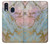 S3717 Rose Gold Blue Pastel Marble Graphic Printed Hülle Schutzhülle Taschen für Samsung Galaxy A40
