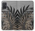 S3692 Gray Black Palm Leaves Hülle Schutzhülle Taschen für Samsung Galaxy A71